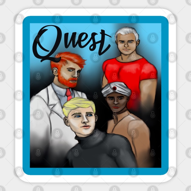 Quest Sticker by ArtzeeFartzee